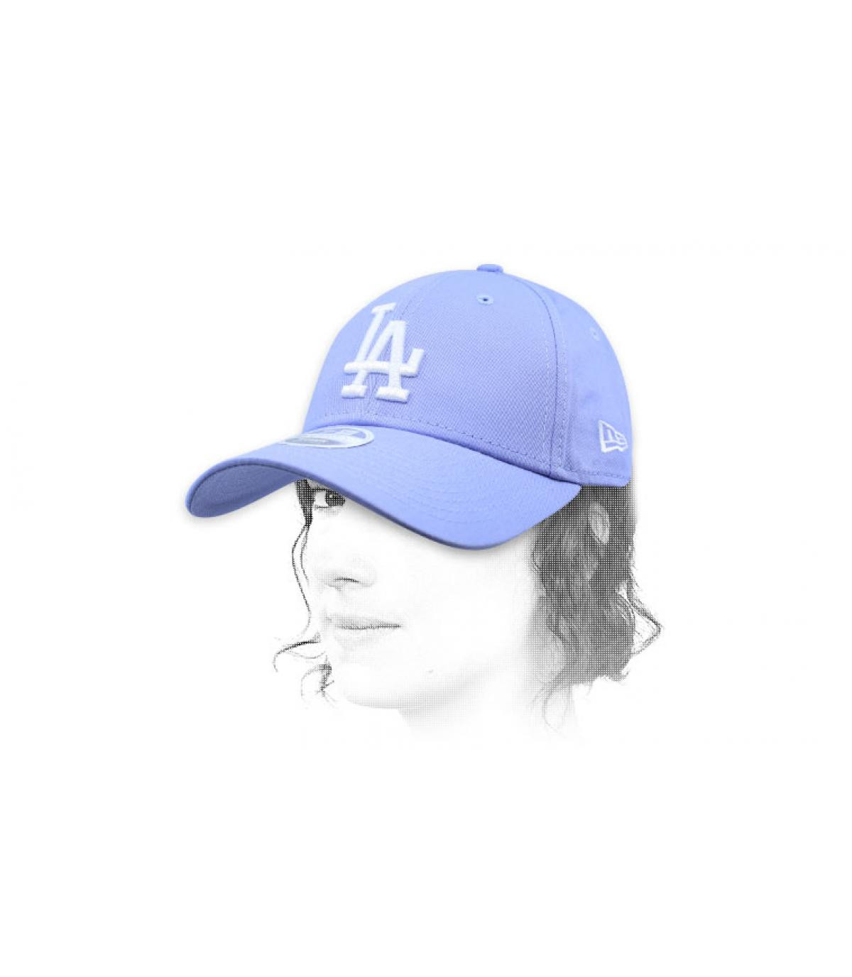 blue women LA cap Wmns League Ess LA lavendar